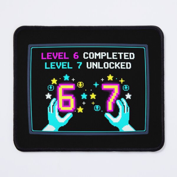 Item preview, Level 6 Completed Level 7 Unlocked Gamer 7th Birthday designed and sold by TeNovaStudio ⭐⭐⭐⭐⭐.