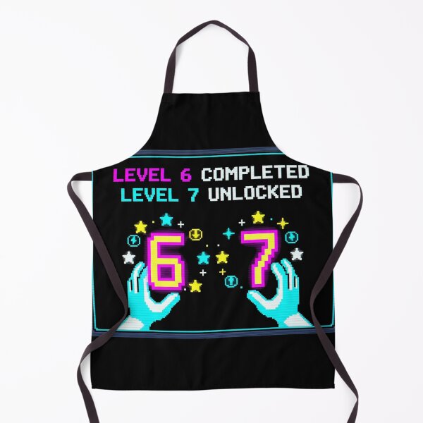 Item preview, Level 6 Completed Level 7 Unlocked Gamer 7th Birthday designed and sold by TeNovaStudio ⭐⭐⭐⭐⭐.