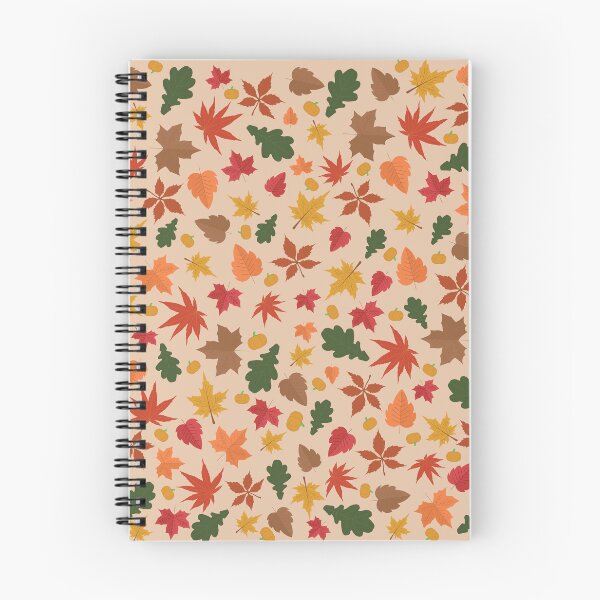 Item preview, Autumn Leaves & Pumpkin Harvest Pattern designed and sold by Hallowed Artistry.