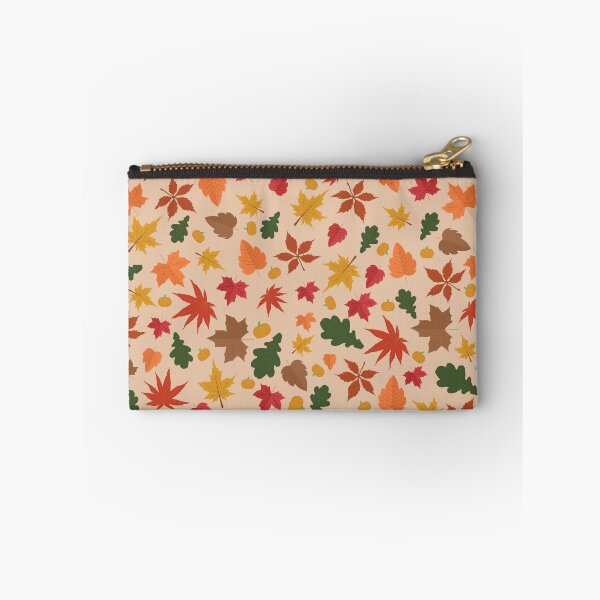 Item preview, Autumn Leaves & Pumpkin Harvest Pattern designed and sold by Hallowed Artistry.