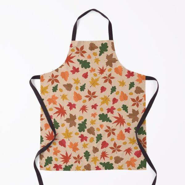 Item preview, Autumn Leaves & Pumpkin Harvest Pattern designed and sold by Hallowed Artistry.