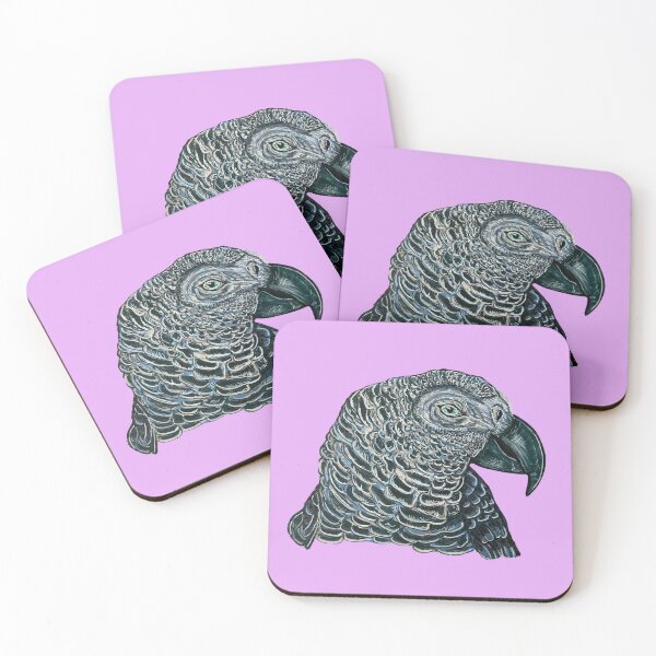 Item preview, Violet Grey Parrot designed and sold by Ruby Tiger Creations.