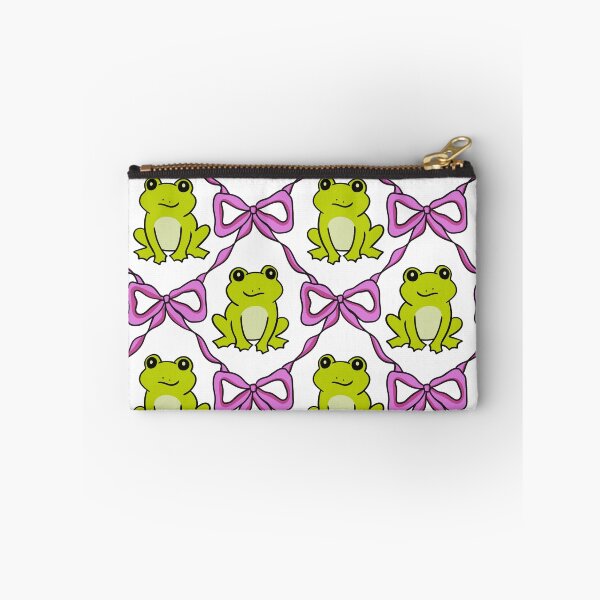 Item preview, Frogs and Pink Croquette Bows designed and sold by CI Creative Design LLC.