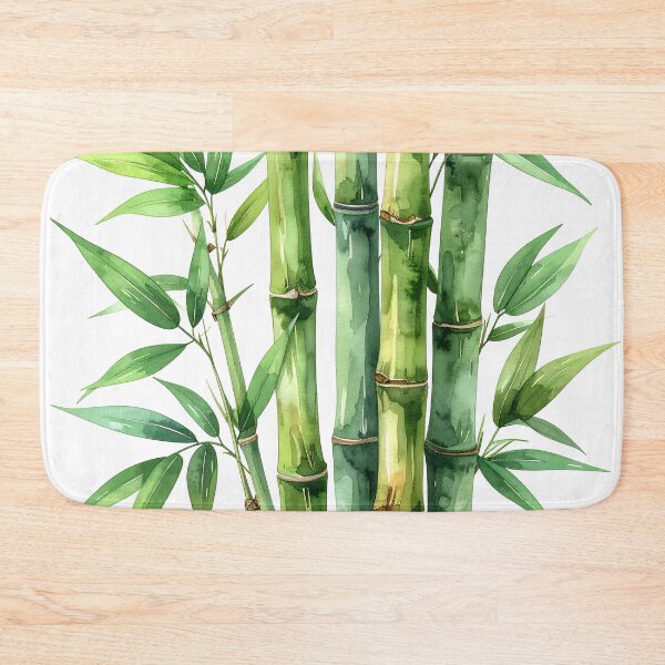 Item preview, Green Japanese Bamboo Stalks  designed and sold by BetweenForms.