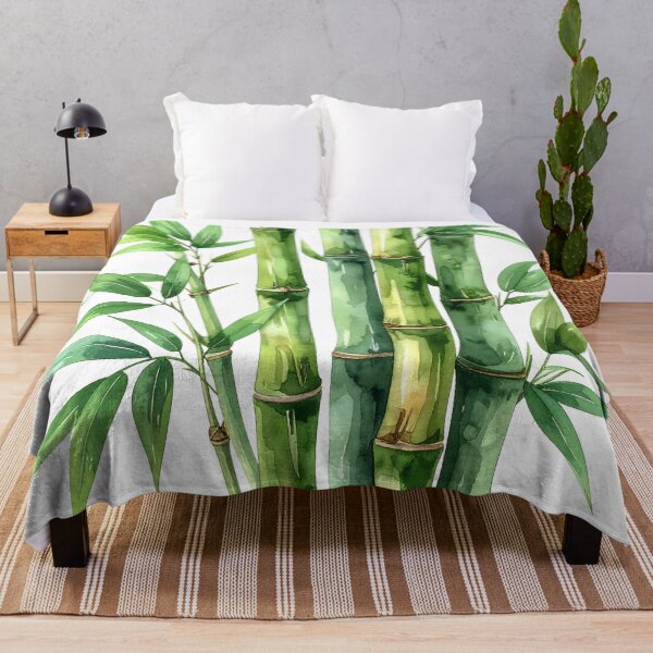 Item preview, Green Japanese Bamboo Stalks designed and sold by BetweenForms.