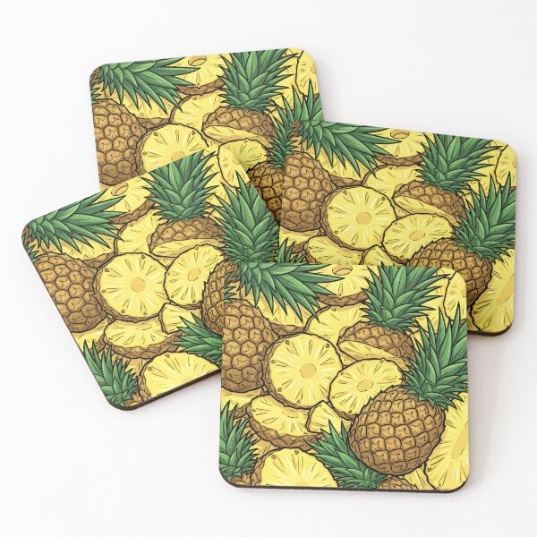 Item preview, Tropical Pineapple Pattern Illustration designed and sold by RkskArt.