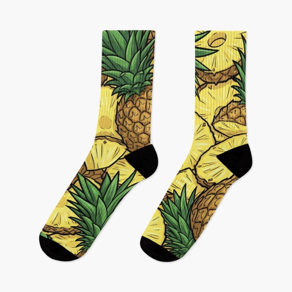 Item preview, Tropical Pineapple Pattern Illustration designed and sold by RkskArt.