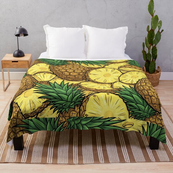 Item preview, Tropical Pineapple Pattern Illustration designed and sold by RkskArt.