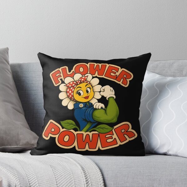 Item preview, Flower Power Rosie – Retro Flower Girl designed and sold by KennyTheBartender.