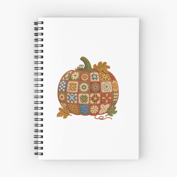 Item preview, Crochet Pumpkin Autumn Yarn Craft Botanical Art designed and sold by AMICO77.