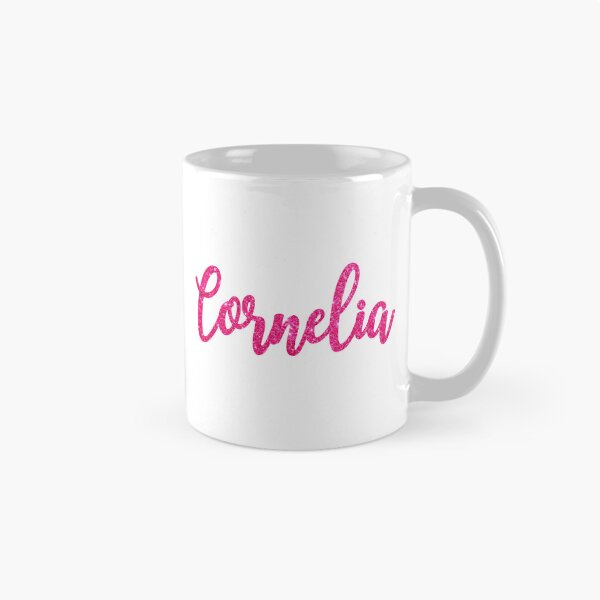 Item preview, Cornelia Hot Pink Sparkly Personalised Name Design designed and sold by CamilasPrints.