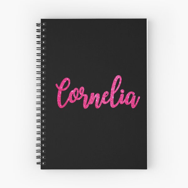 Item preview, Cornelia Hot Pink Sparkly Personalised Name Design designed and sold by CamilasPrints.