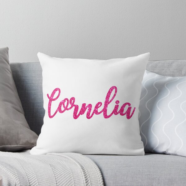 Item preview, Cornelia Hot Pink Sparkly Personalised Name Design designed and sold by CamilasPrints.