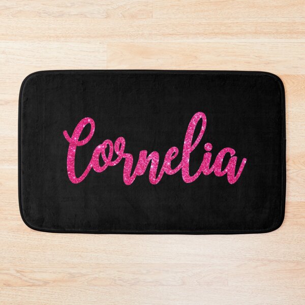 Item preview, Cornelia Hot Pink Sparkly Personalised Name Design designed and sold by CamilasPrints.