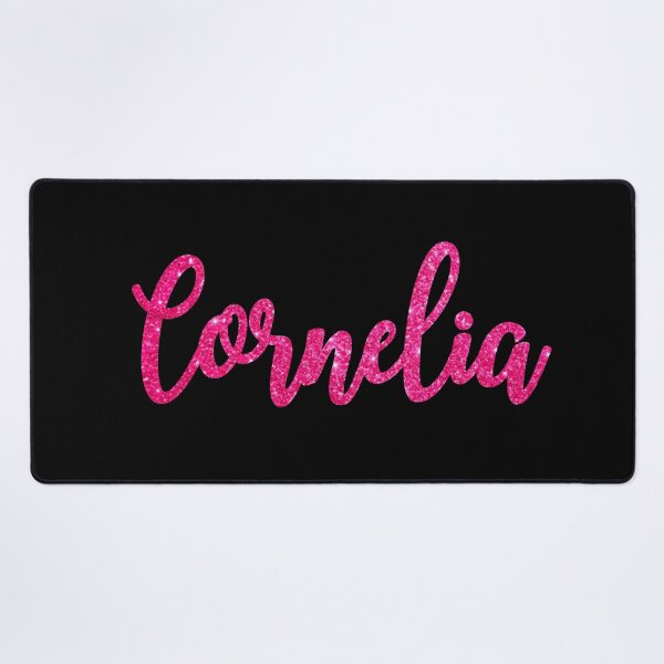 Item preview, Cornelia Hot Pink Sparkly Personalised Name Design designed and sold by CamilasPrints.