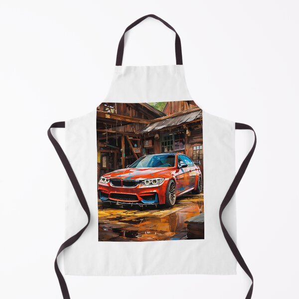 Item preview, Custom Sports Sedan In Rustic Workshop - Automotive Art For Car Lovers | Perfect Gift For You And Friends designed and sold by zouhair96.