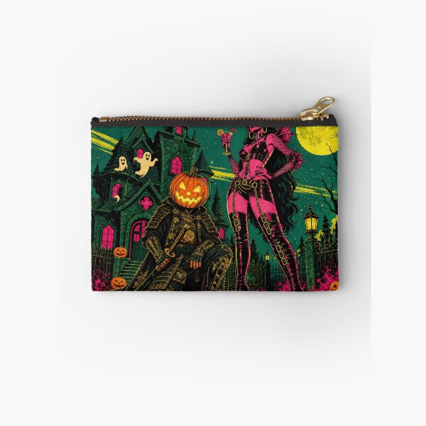 Item preview, Headless Horseman Samurai & Club Queen - Vintage Fantasy Halloween Art designed and sold by TheHorsemanRidesAgain.