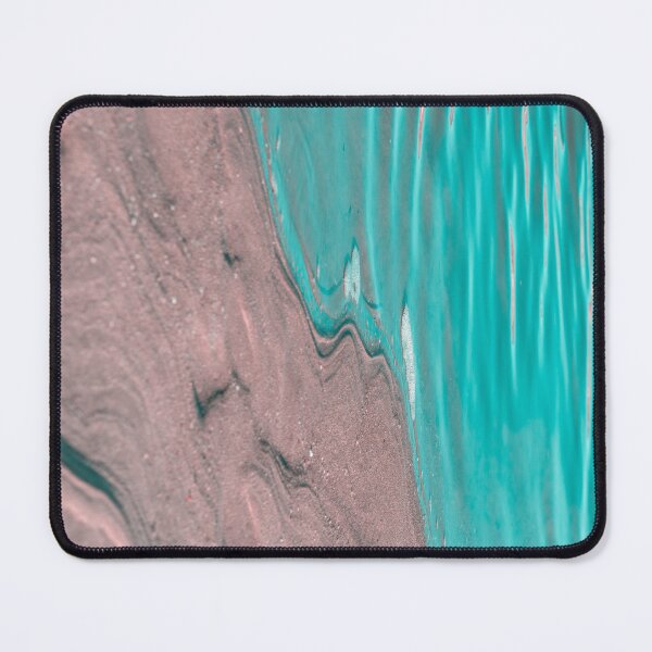 Item preview, Aerial Beach Photography Turquoise Water and Pink Sand Abstract designed and sold by photossmirnov.