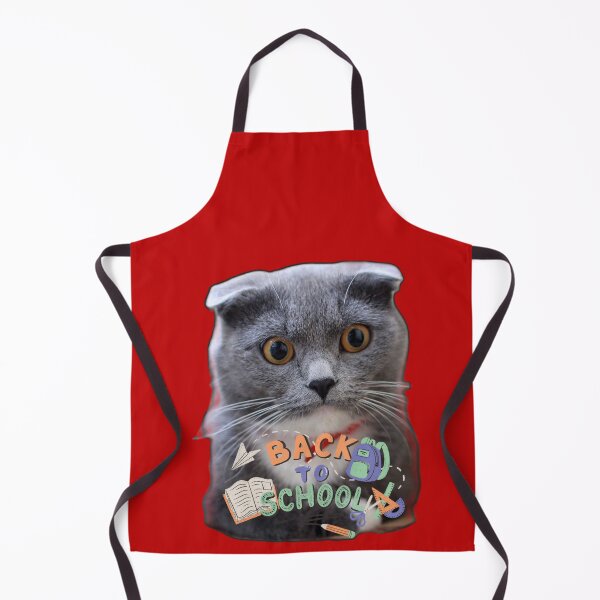 Item preview, Cute Scottish Fold Cat Back To School designed and sold by MariaPCMaria.
