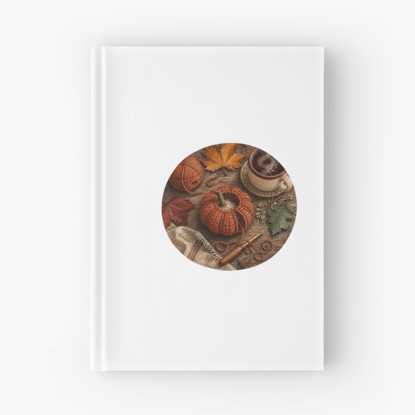 Item preview, Crochet Pumpkin Autumn Yarn Craft Botanical Art designed and sold by AMICO77.
