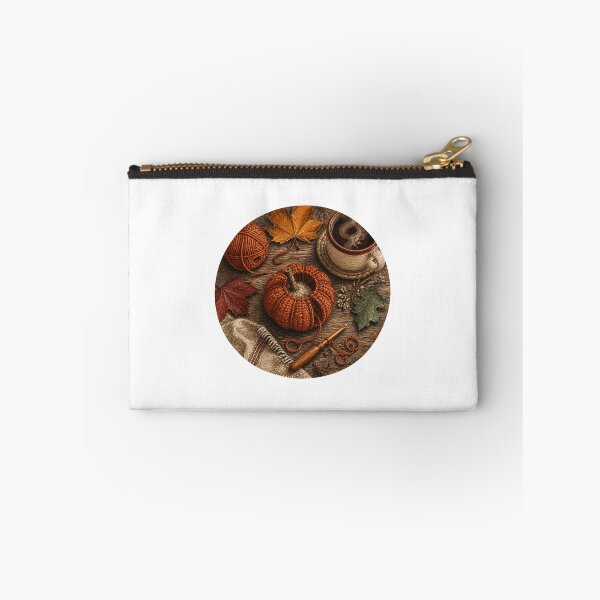 Item preview, Crochet Pumpkin Autumn Yarn Craft Botanical Art designed and sold by AMICO77.