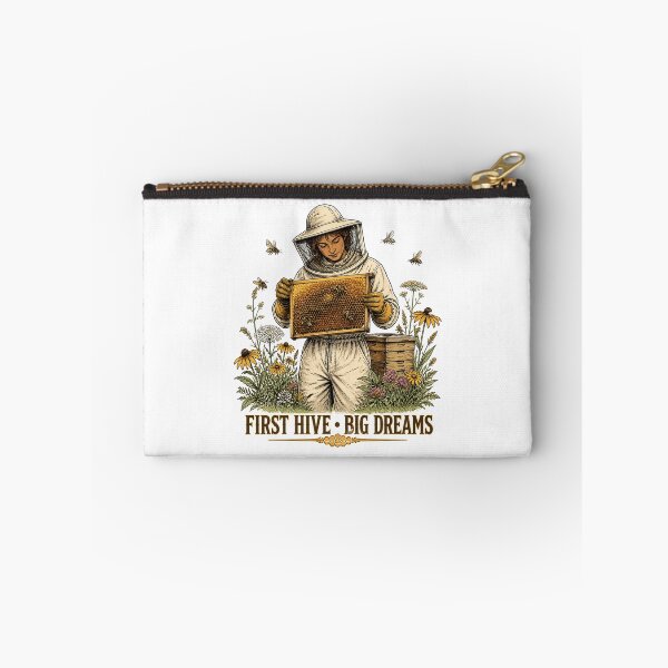 Item preview, Beginner Beekeeper Apiary Honey Bee Botanical Art designed and sold by AMICO77.