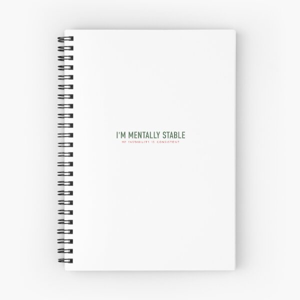 Item preview, I'm mentally stable - my instability is consistent / white bg designed and sold by THE MURMUR.