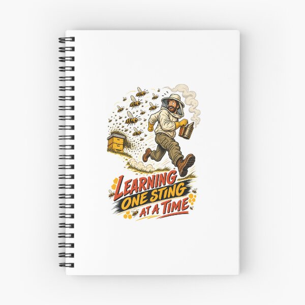 Item preview, Beginner Beekeeper Apiary Honey Bee Botanical Art designed and sold by AMICO77.