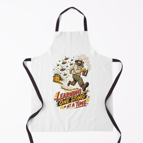 Item preview, Beginner Beekeeper Apiary Honey Bee Botanical Art designed and sold by AMICO77.