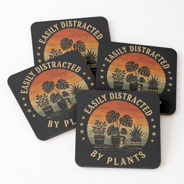Item preview, Easily Distracted By Plants Houseplant Lover Gardener Parent designed and sold by RetroMini2026.