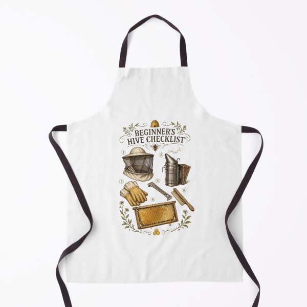 Item preview, Beginner Beekeeper Apiary Honey Bee Botanical Art designed and sold by AMICO77.