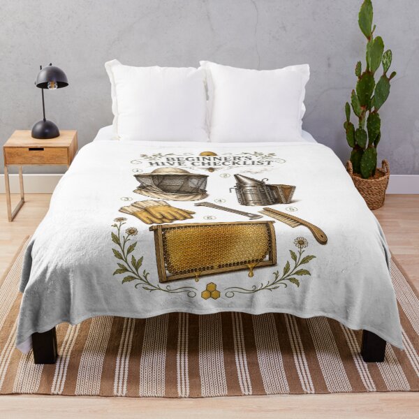 Item preview, Beginner Beekeeper Apiary Honey Bee Botanical Art designed and sold by AMICO77.
