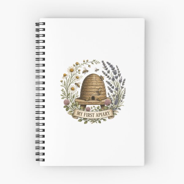 Item preview, Beginner Beekeeper Apiary Honey Bee Botanical Art designed and sold by AMICO77.