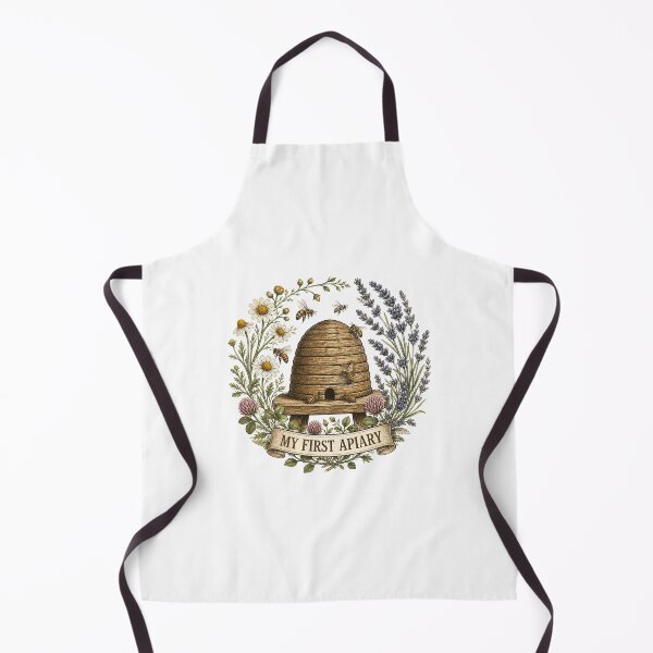 Item preview, Beginner Beekeeper Apiary Honey Bee Botanical Art designed and sold by AMICO77.