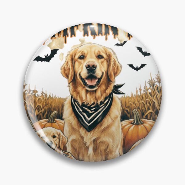Item preview, Pumpkin Pup - Funny Golden Retriever Halloween Dog Shirt designed and sold by FurryPrintLab-FurryPrintLabDesign.