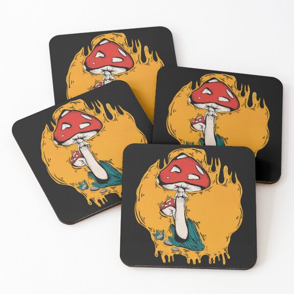 Item preview, Hand Drawn Flaming Mushroom  designed and sold by Nol1ytv.