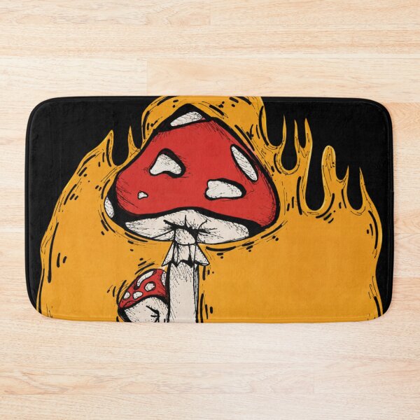 Item preview, Hand Drawn Flaming Mushroom  designed and sold by Nol1ytv.