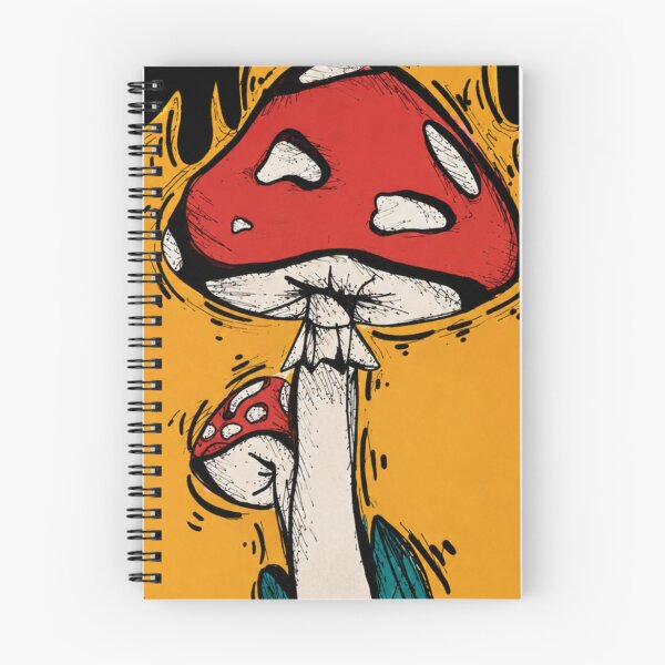 Item preview, Hand Drawn Flaming Mushroom  designed and sold by Nol1ytv.