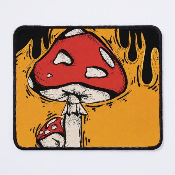 Item preview, Hand Drawn Flaming Mushroom  designed and sold by Nol1ytv.