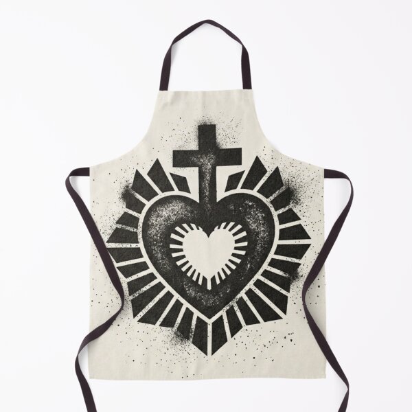 Item preview, Sacred Heart of Jesus Cream Background designed and sold by MantoSagrado.