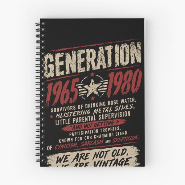 Item preview, Generation 1965 1980 We Are Not Old, We Are Vintage Gen X designed and sold by RetroMini2026.