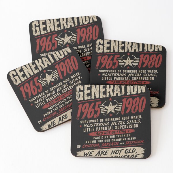 Item preview, Generation 1965 1980 We Are Not Old, We Are Vintage Gen X designed and sold by RetroMini2026.