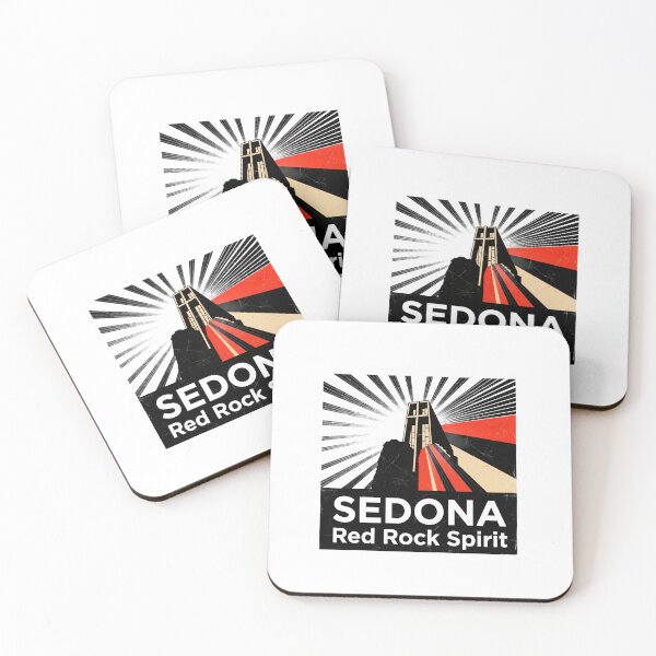 Item preview, Sedona Arizona Red Rocks Geometric Vector Art designed and sold by OzzFrequency.