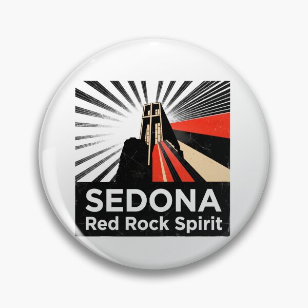Item preview, Sedona Arizona Red Rocks Geometric Vector Art designed and sold by OzzFrequency.
