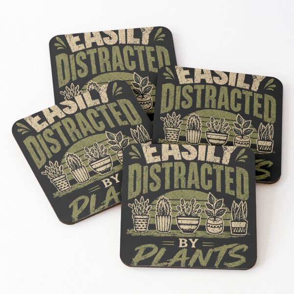 Item preview, Easily Distracted By Plants Gardener Houseplant Lover designed and sold by RetroMini2026.