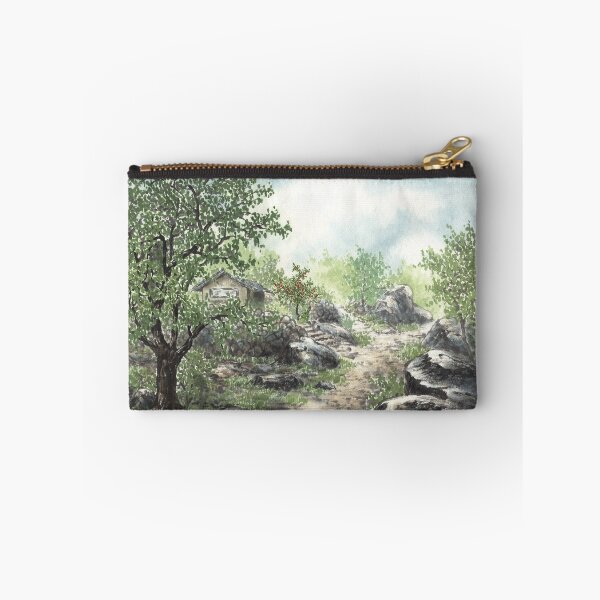 Item preview, August 7th birthday flower Pomegranate Landscape designed and sold by 366birthflower.