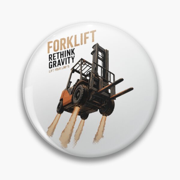 Item preview, Forklift Rocket Retro designed and sold by RetroNibylander.