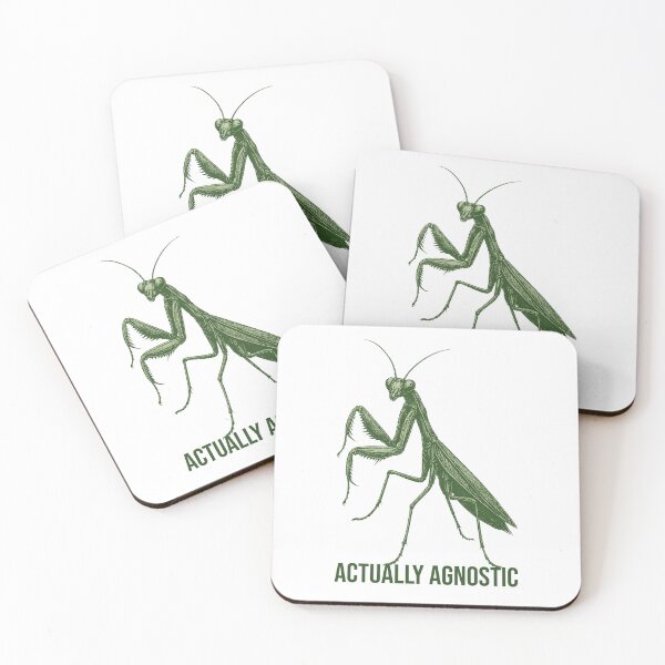 Item preview, Actually Agnostic Praying Mantis – Funny Insect & Spiritual Humor designed and sold by xndrlab.