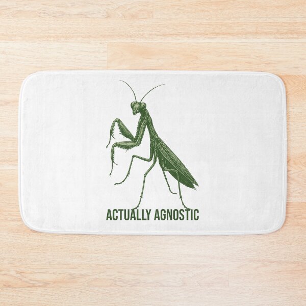 Item preview, Actually Agnostic Praying Mantis – Funny Insect & Spiritual Humor designed and sold by xndrlab.