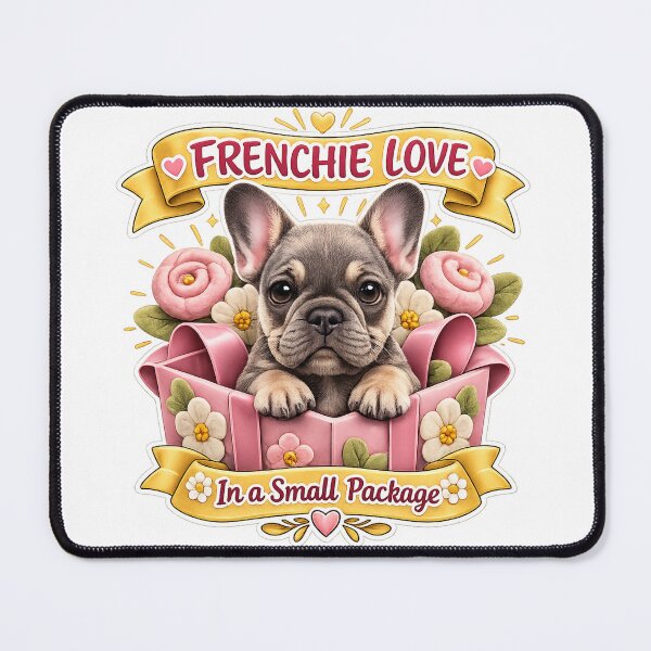 Item preview, Frenchie Love In a Small Package  designed and sold by EclecticCharm.